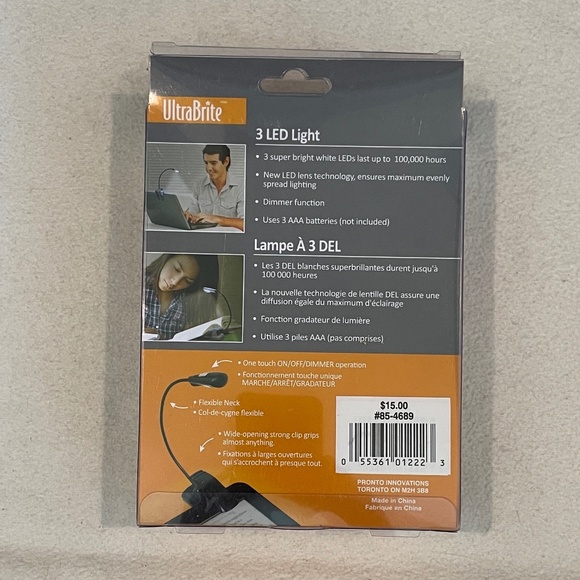 EUC Ultrabrite LED Book Light - Picture 3 of 3